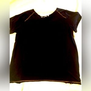 Soft Surroundings top with copper stitching